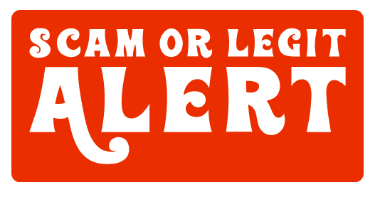 Scam Or Legit - Alert Logo