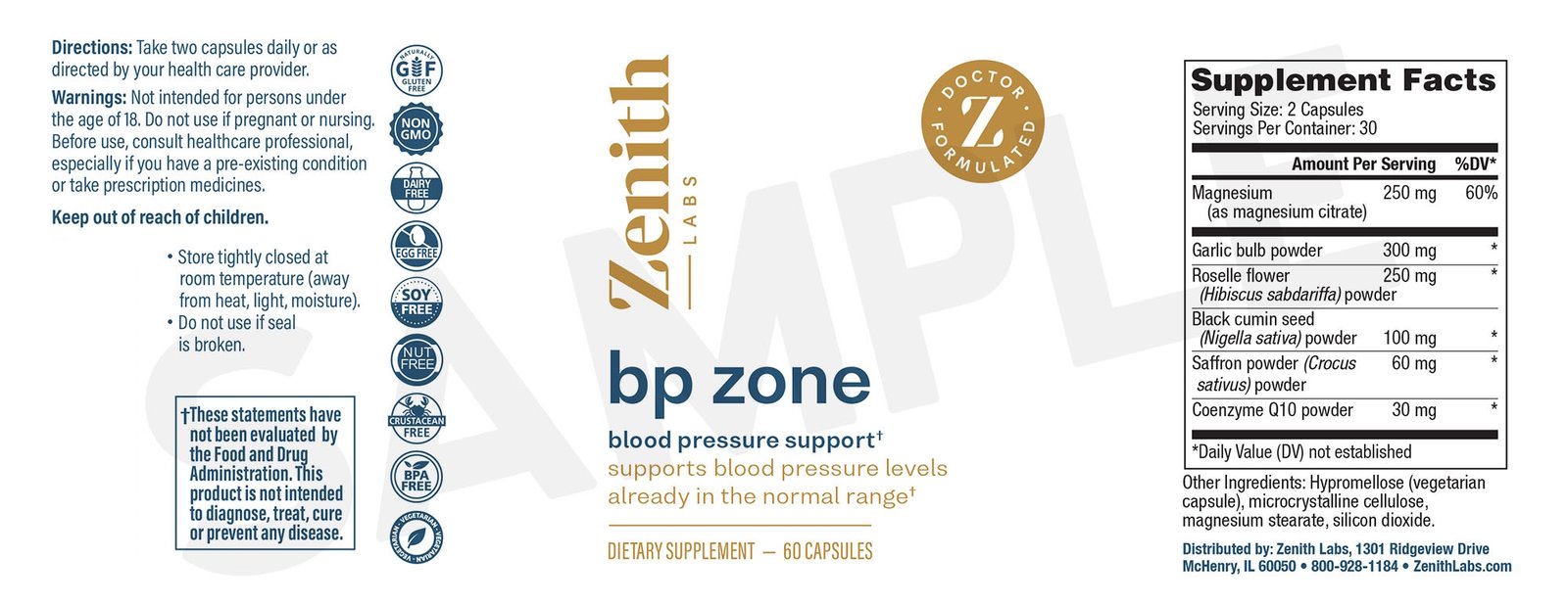 ingredient label