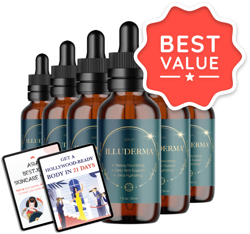 6 bottles of Illuderma